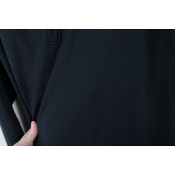 Mammut Mens Medium Spell Out Trekking Snow Half Zip Pullover Jacket Top Black - Picture 6 of 16